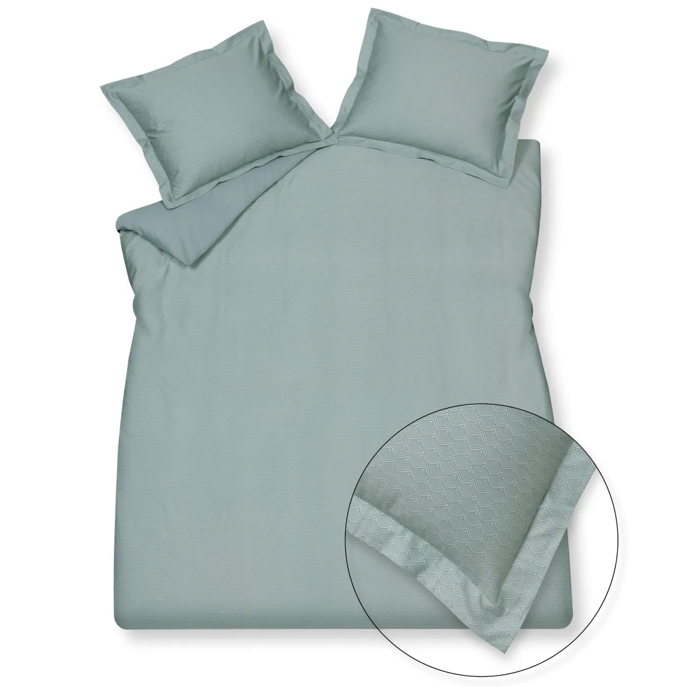 Discount Bath & Living Vandyck Duvet cover FIZZY Pearl Blue 140x220 cm (satin) SASA22104