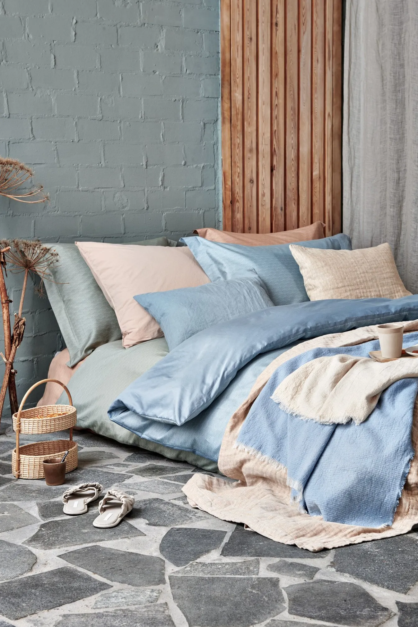 Flash Sale Bath & Living Vandyck Duvet cover FIZZY Praline 140x220 cm (satin) SASA22104