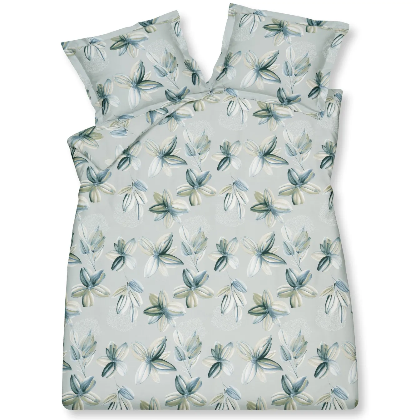 Clearance Bath & Living Vandyck Duvet cover FLOWER PARTY Pearl Blue 200x220 cm (SABB22216)