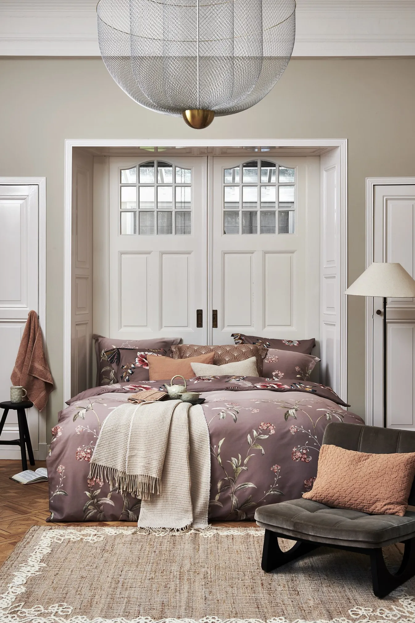Online Bath & Living Vandyck Duvet cover GOODMORNING Fudge 240x220 cm (SAM122219)