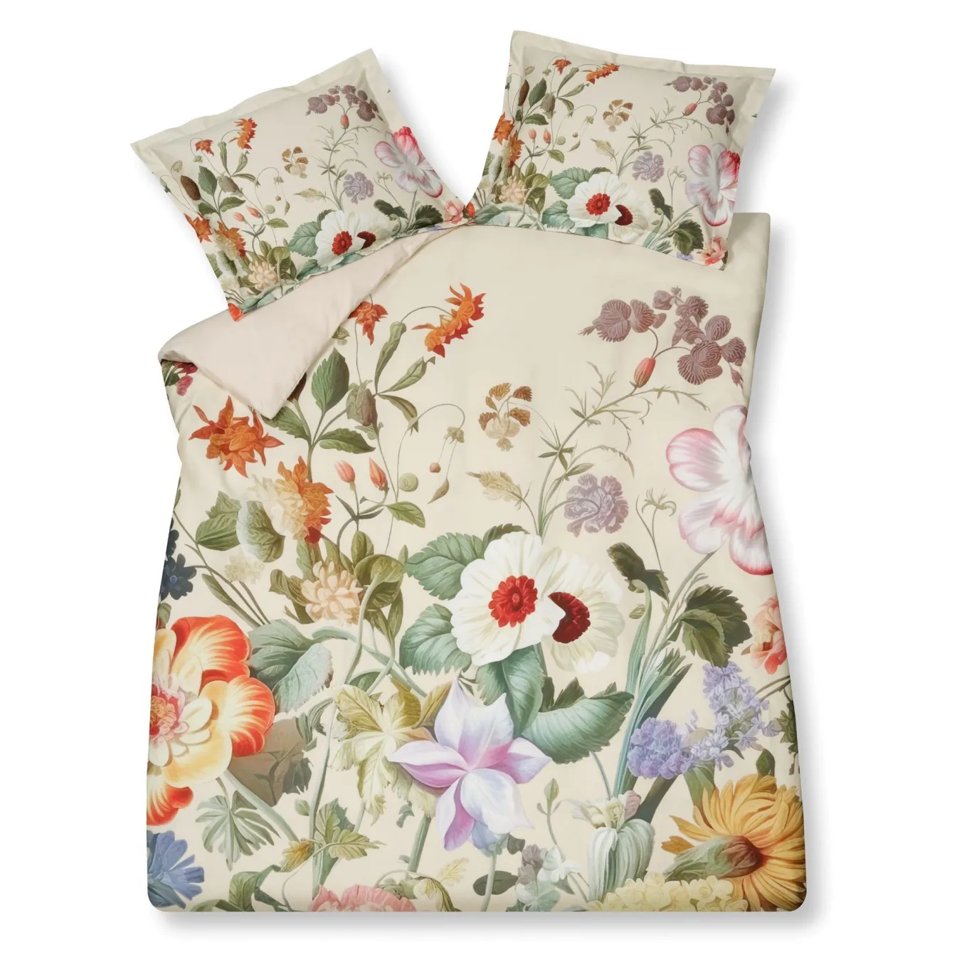 Outlet Bath & Living Vandyck Duvet cover HOLIDAY Cream Tan 140x220 cm (satin cotton)