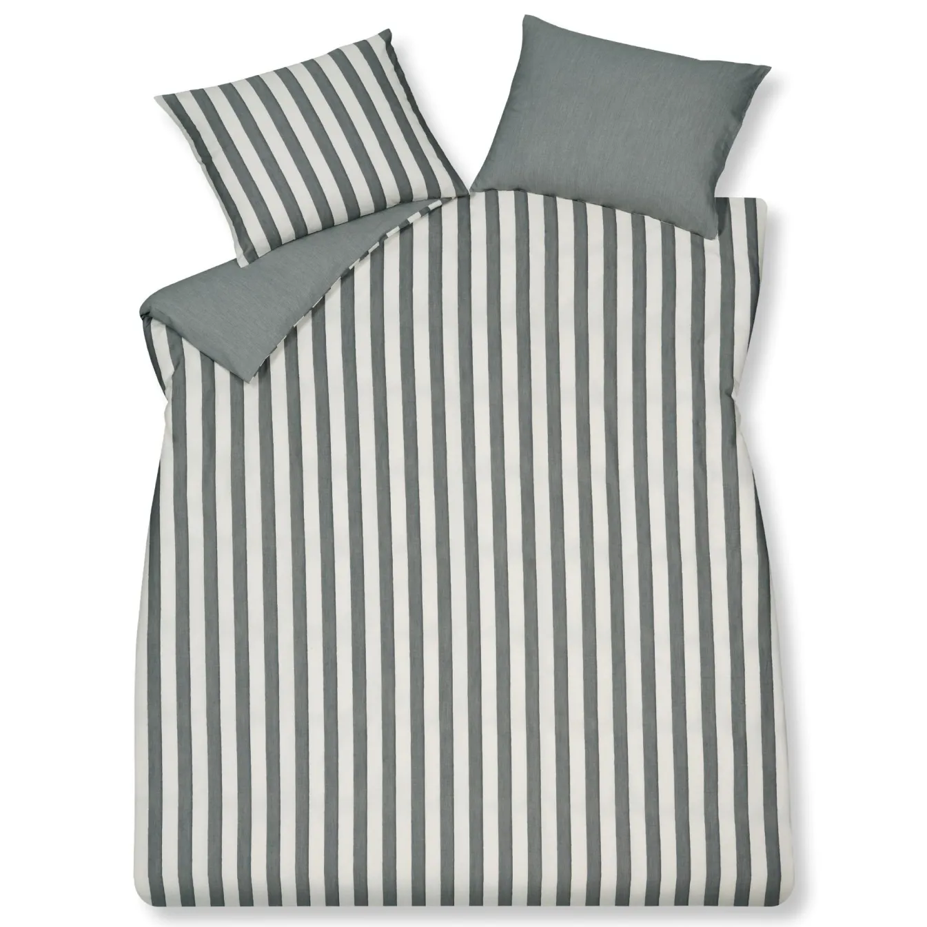 Clearance Bath & Living Vandyck Duvet cover HOME 97 Off Black 240x220 cm (cotton / tencel)