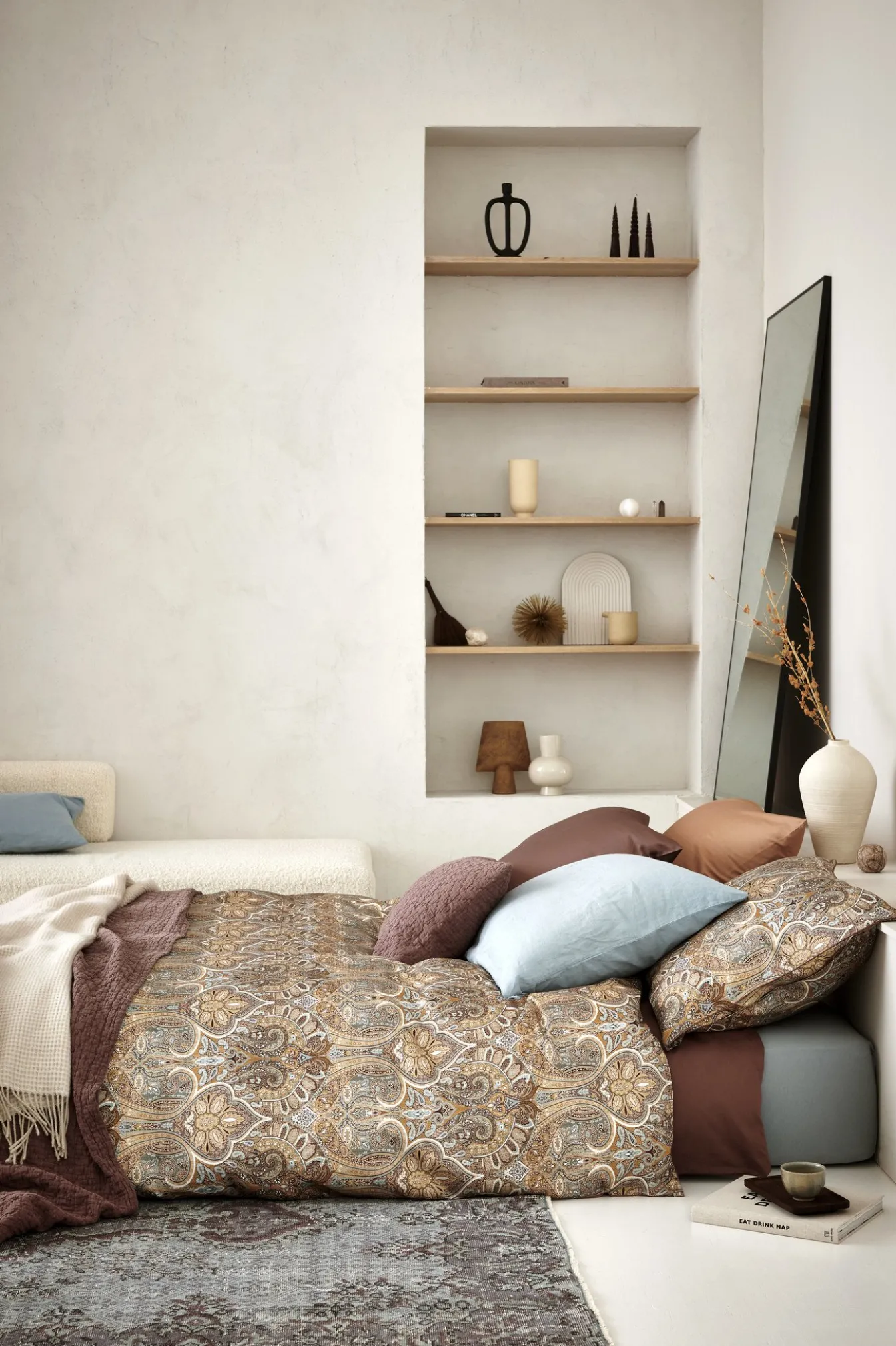 Outlet Bath & Living Vandyck Duvet cover HOME 96 Toffee 140x220 cm (HCSR22296)