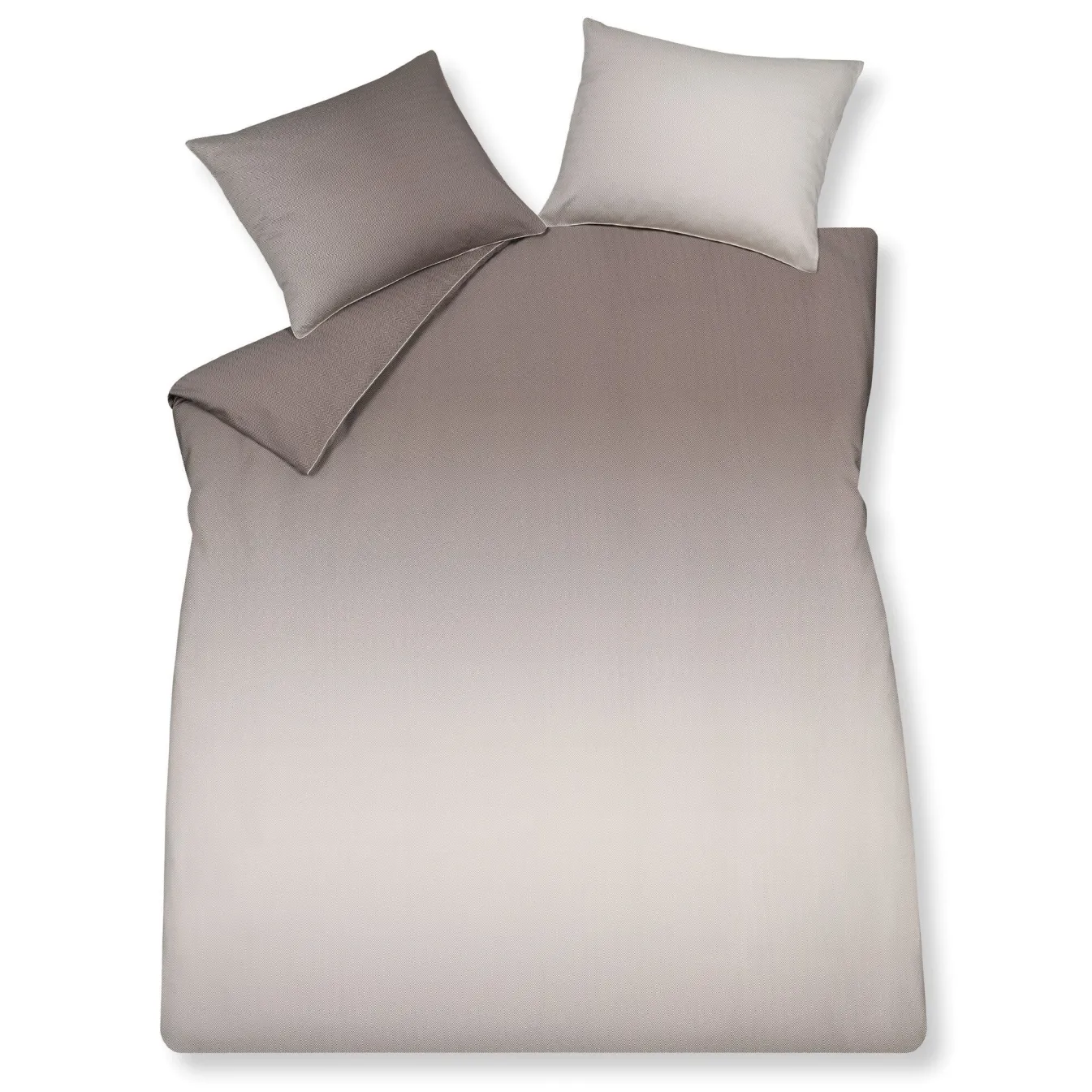 New Bath & Living Vandyck Duvet cover HOME Milano 200x220 cm, color Taupe (satin cotton)