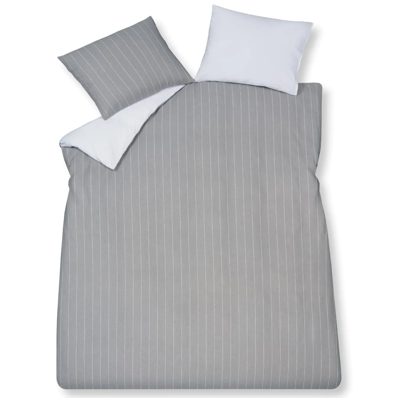 Discount Bath & Living Vandyck Duvet cover HOME Puglia Gray 240x220 cm (percale cotton)