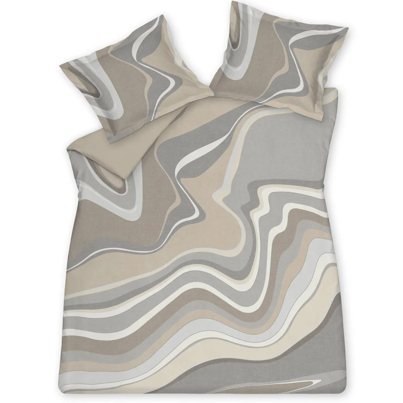 Discount Bath & Living Vandyck Duvet cover MARBLE Stone 200x220 cm (satin cotton)