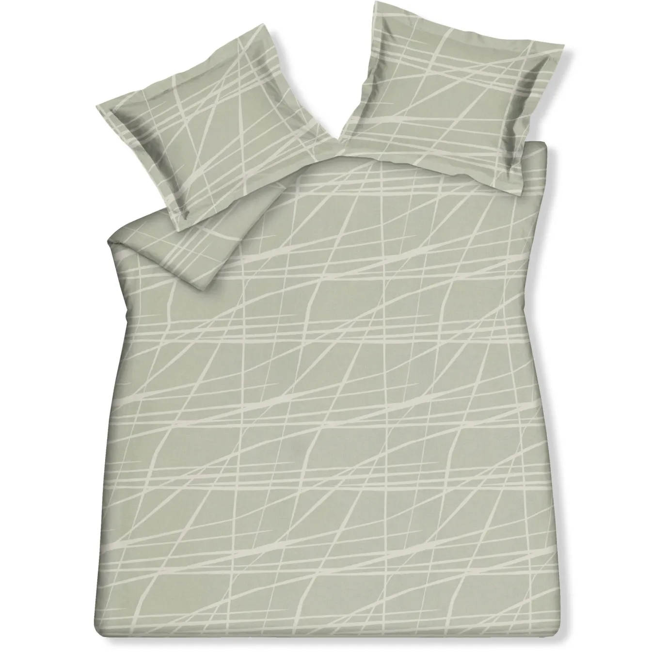 Shop Bath & Living Vandyck Duvet cover MEANINGFUL Smoke Green 140x220 cm (SABB23109)