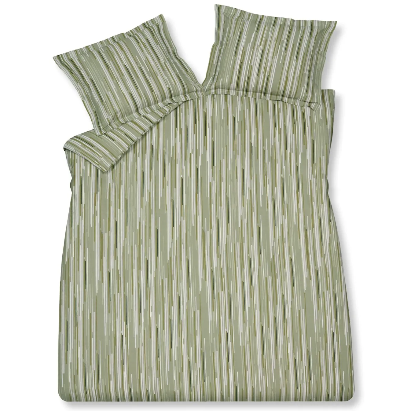 Discount Bath & Living Vandyck Duvet cover MORNING MATCHA smoke green 140x220 cm (cotton)
