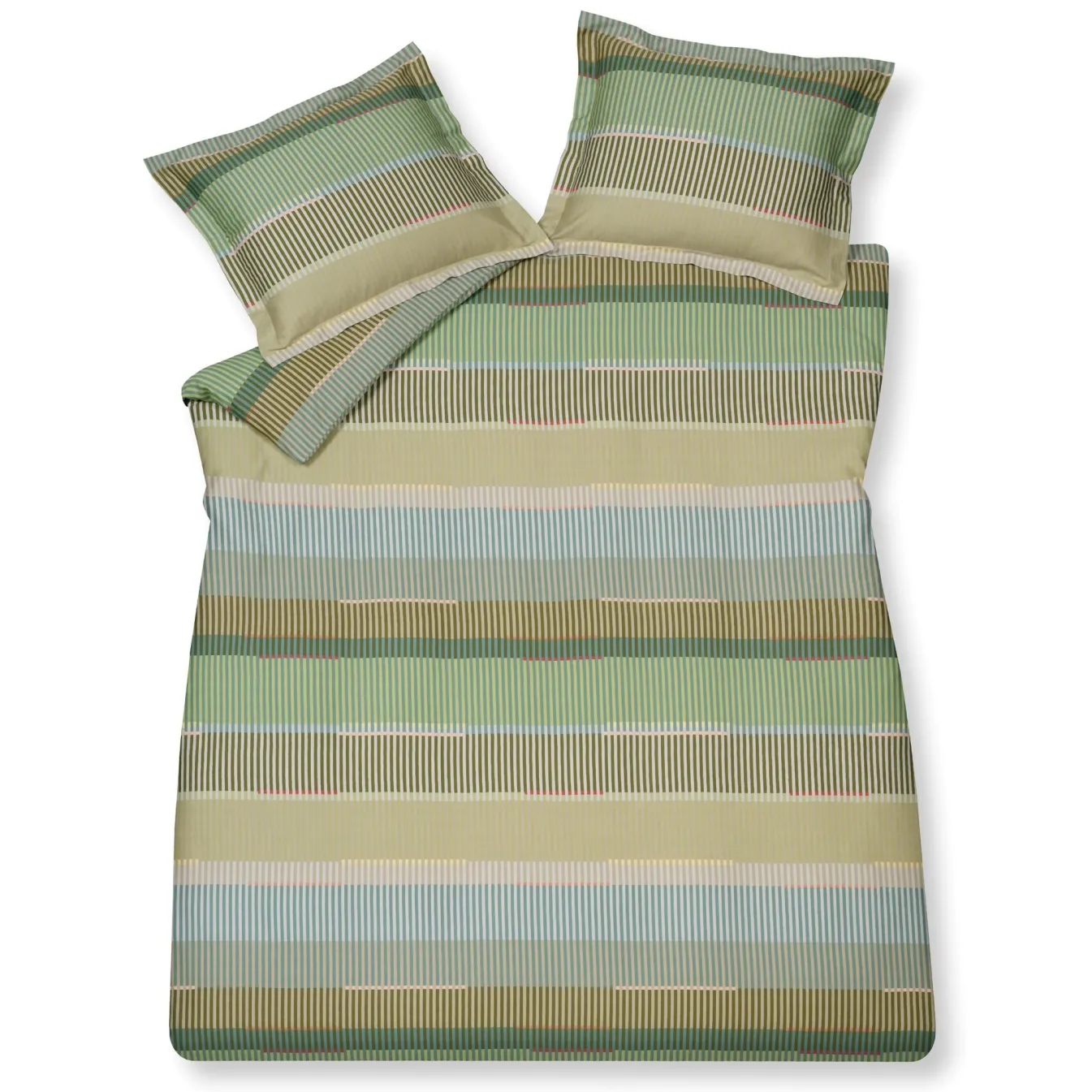 Discount Bath & Living Vandyck Duvet cover OPTIMIST Smoke Green 200x220 cm (satin cotton)