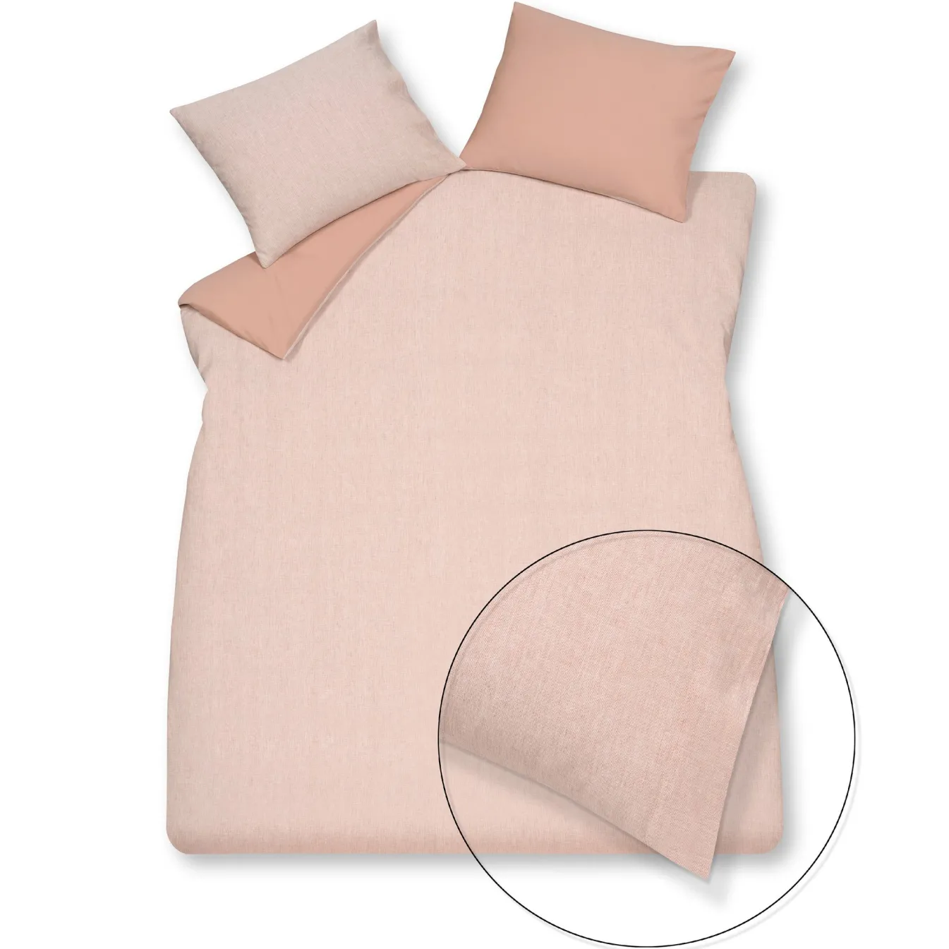 Fashion Bath & Living Vandyck Duvet cover PURE 41 Brick Dust 140x220 cm (linen / cotton) PRSA20141
