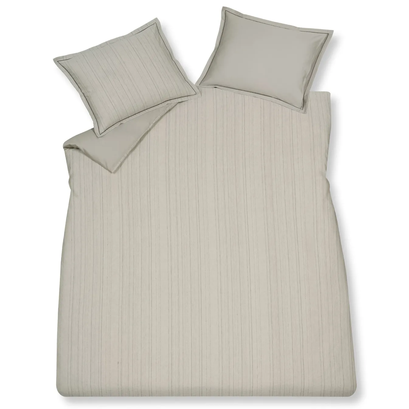 Fashion Bath & Living Vandyck Duvet cover PURE 72 Coolgrey 200x220 cm (linen/cotton)