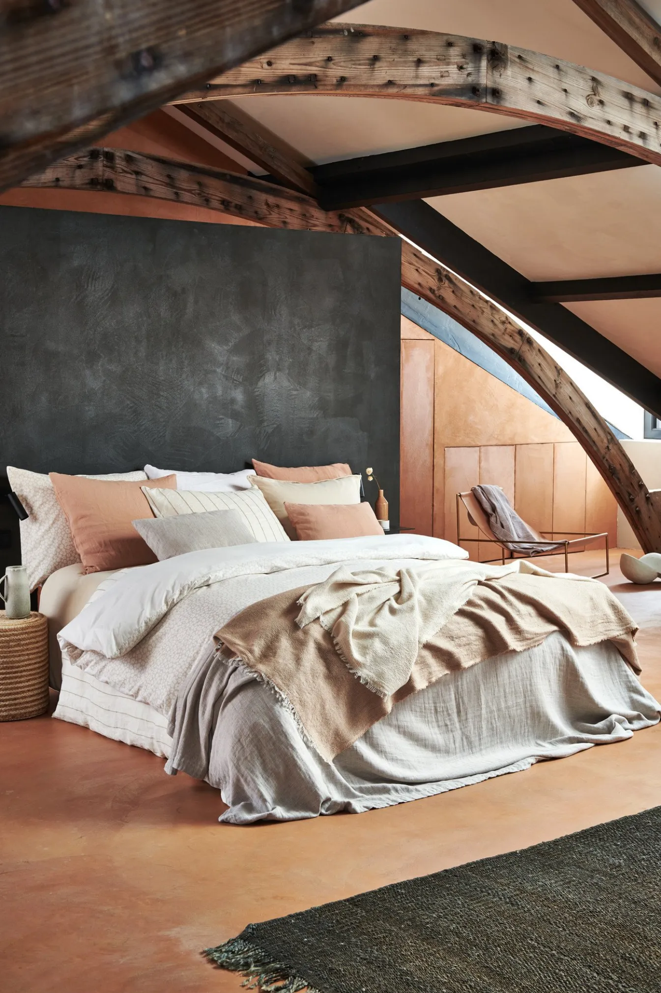Discount Bath & Living Vandyck Duvet cover PURE 55 Natural 200x220 cm (linen / cotton) PRSA21155