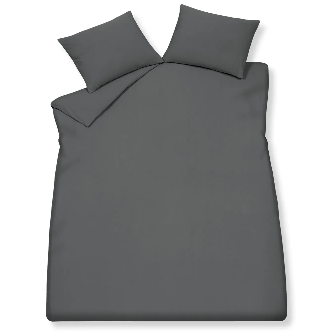 Clearance Bath & Living Vandyck Duvet cover PURE 66 Off Black 140x220 cm (hemp / cotton)