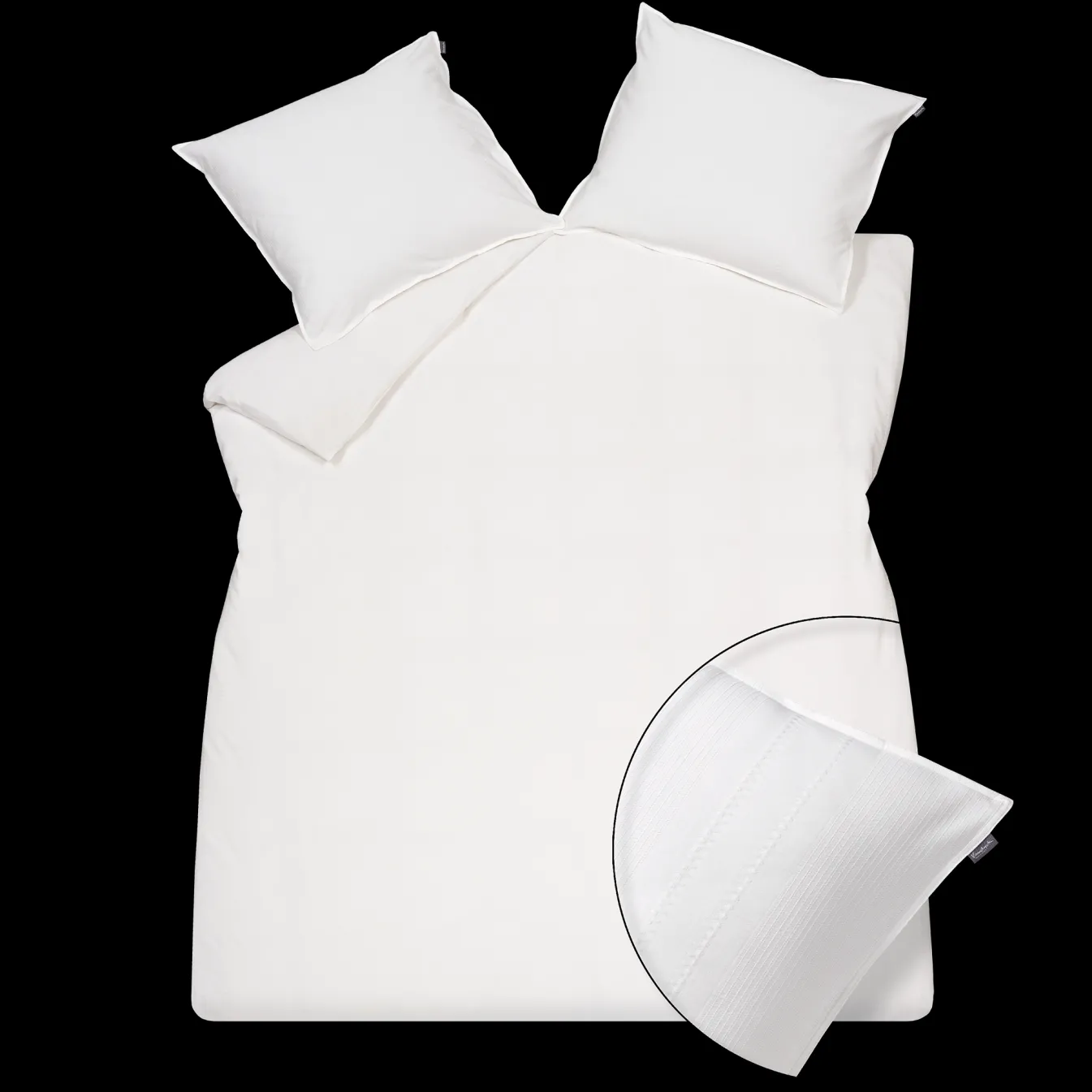 Store Bath & Living Vandyck Duvet cover PURE 24 Off White 240x220 cm (PRNC18224)