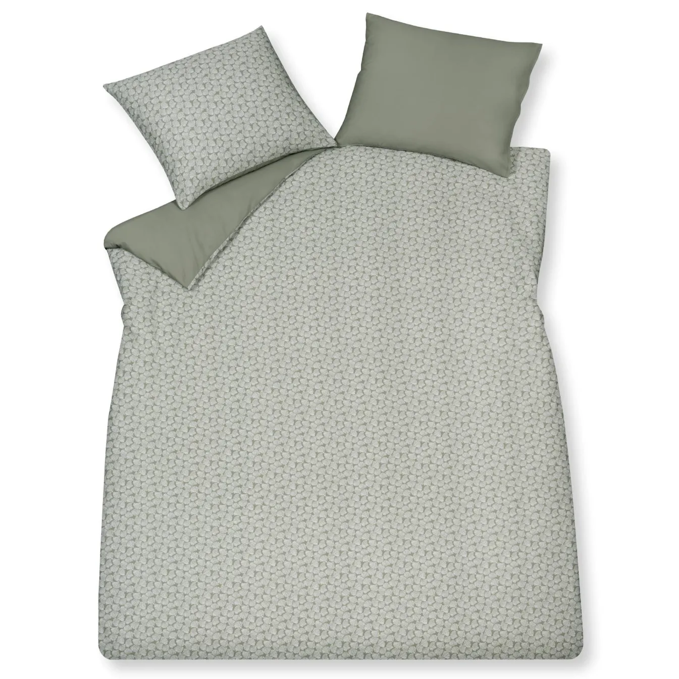 Shop Bath & Living Vandyck Duvet cover PURE 79 Smoke Green 240x220 cm (satin cotton)