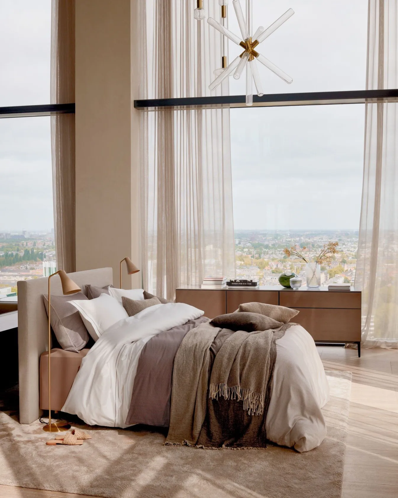 Flash Sale Bath & Living Vandyck Duvet cover PURITY Naples 200x220 cm, color Sand (satin cotton)
