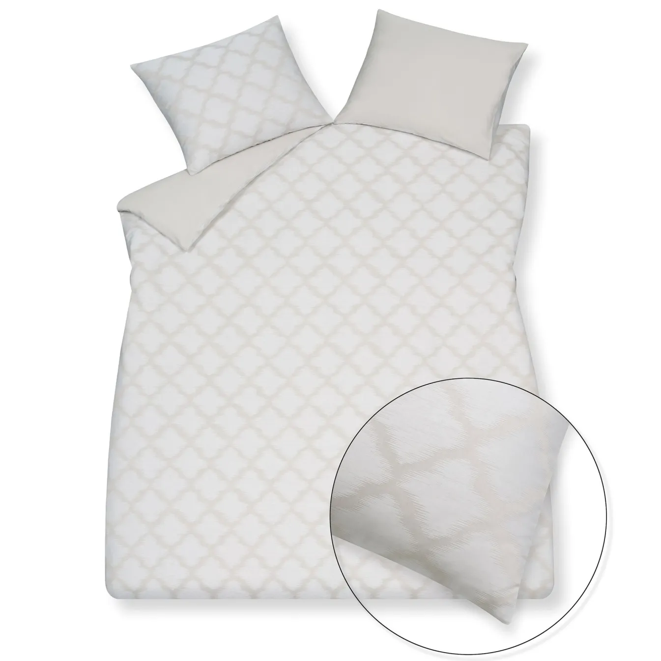 Hot Bath & Living Vandyck Duvet cover PURITY Napoli Cream tan 240x220 cm (PUSA23103)