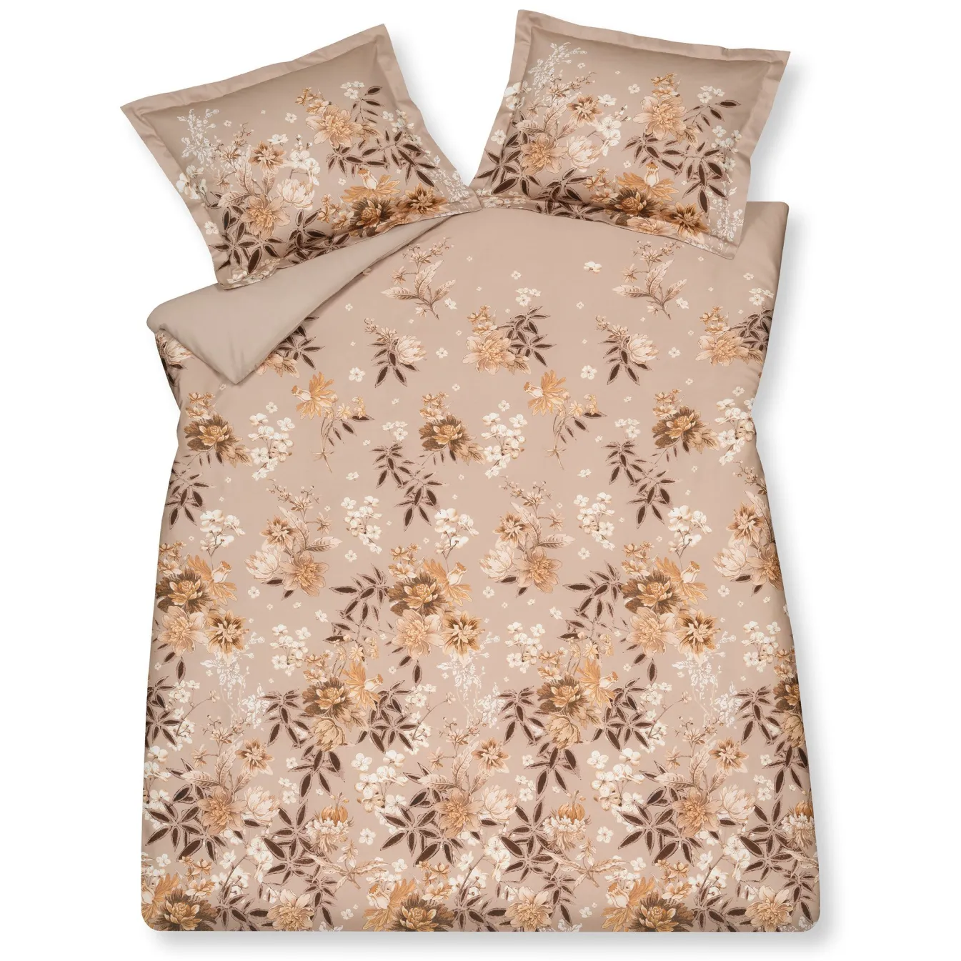 Hot Bath & Living Vandyck Duvet cover RISE UP Toffee 140x220 cm (satin) SAM122226