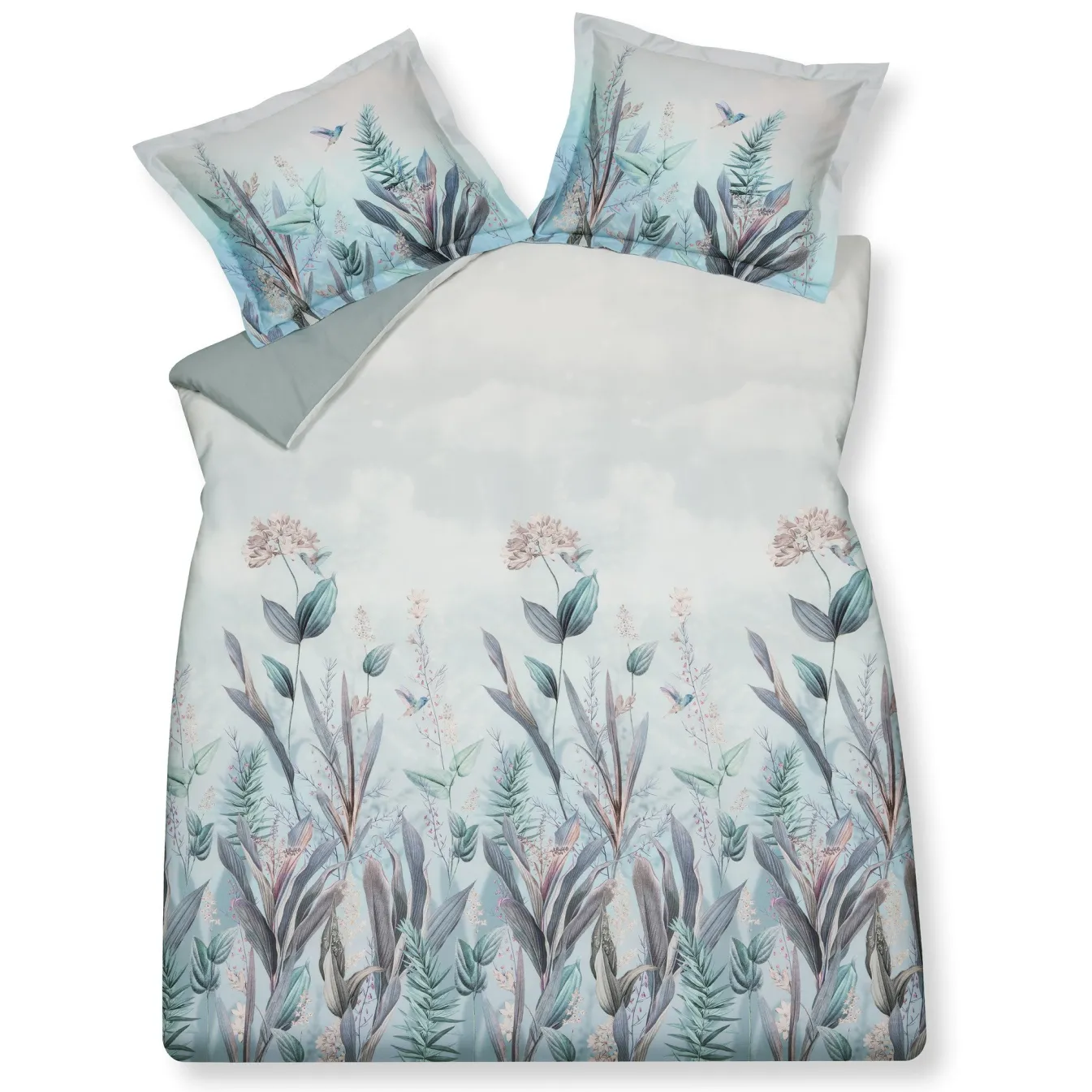 Cheap Bath & Living Vandyck Duvet cover SKYLAR Pearl Blue 200x220 cm (satin) SAM122113