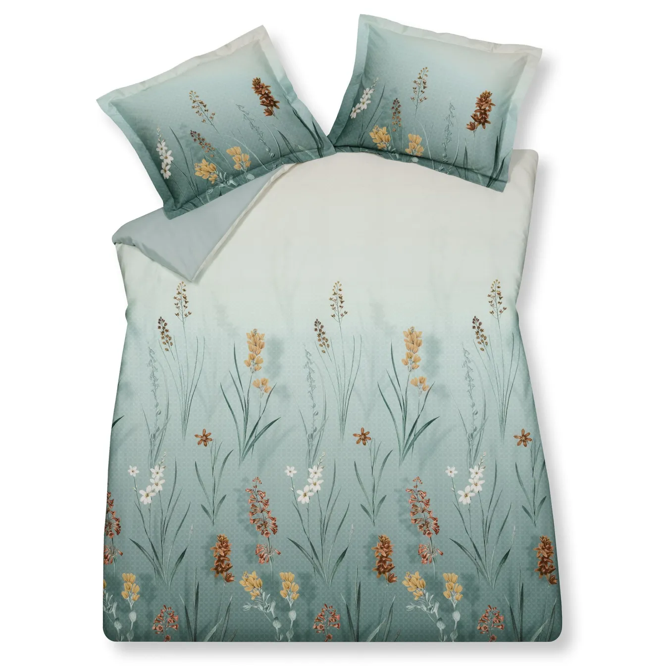 New Bath & Living Vandyck Duvet cover WINDY Light Green 240x220 cm (satin) SAM122115