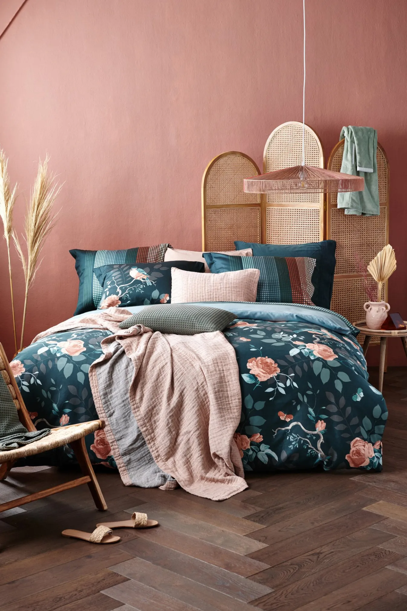 Sale Bath & Living Vandyck HOME Pique cushion cover 40x55 cm Earth Green (BLMK16101)
