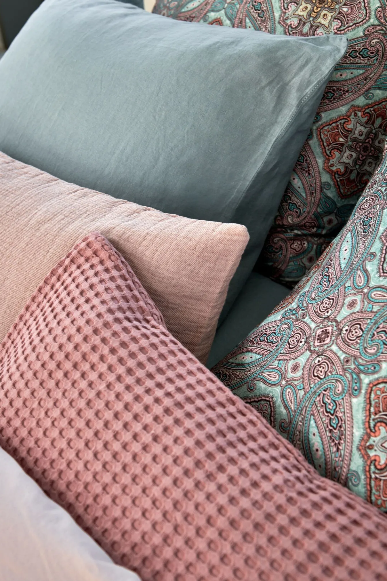 Outlet Bath & Living Vandyck HOME Pique pillowcase 40x55 cm, Ash Rose