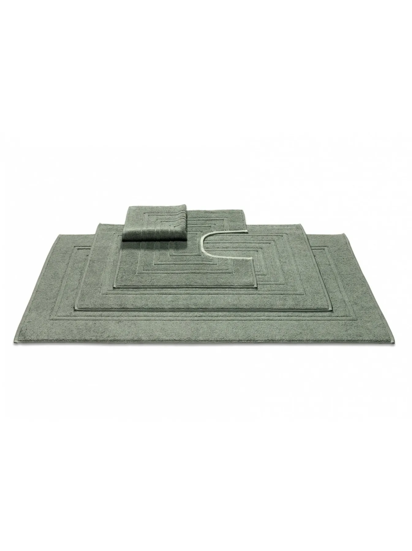 Fashion Bath & Living Vandyck HOUSTON bath mat Olive-113 (CO010)