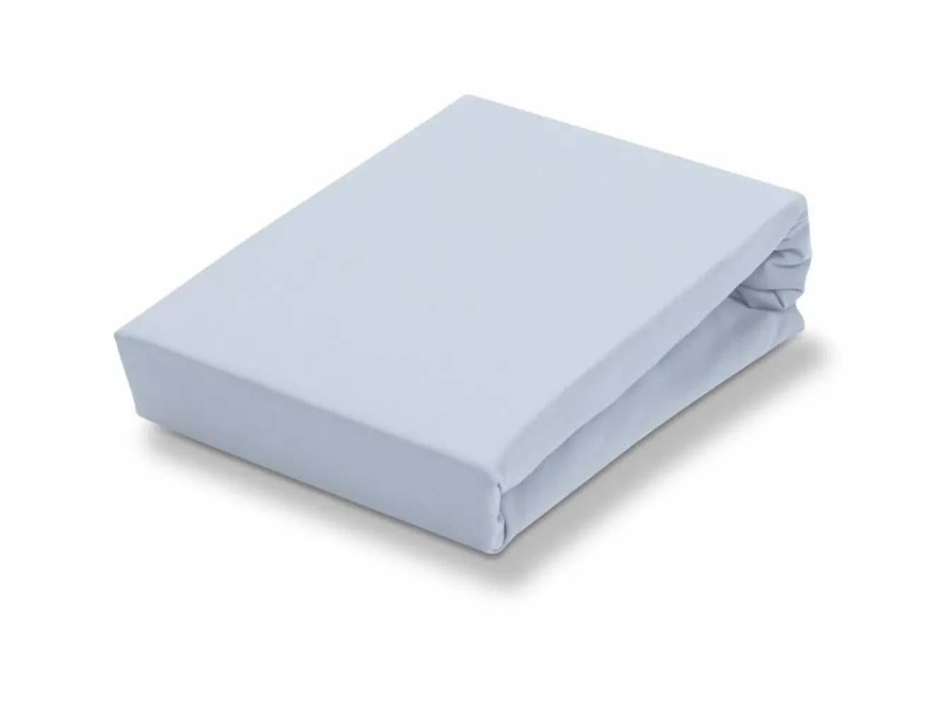 Clearance Bath & Living Vandyck Jersey supreme fitted sheet, Blue-006, light blue (stretch) SLKM8201