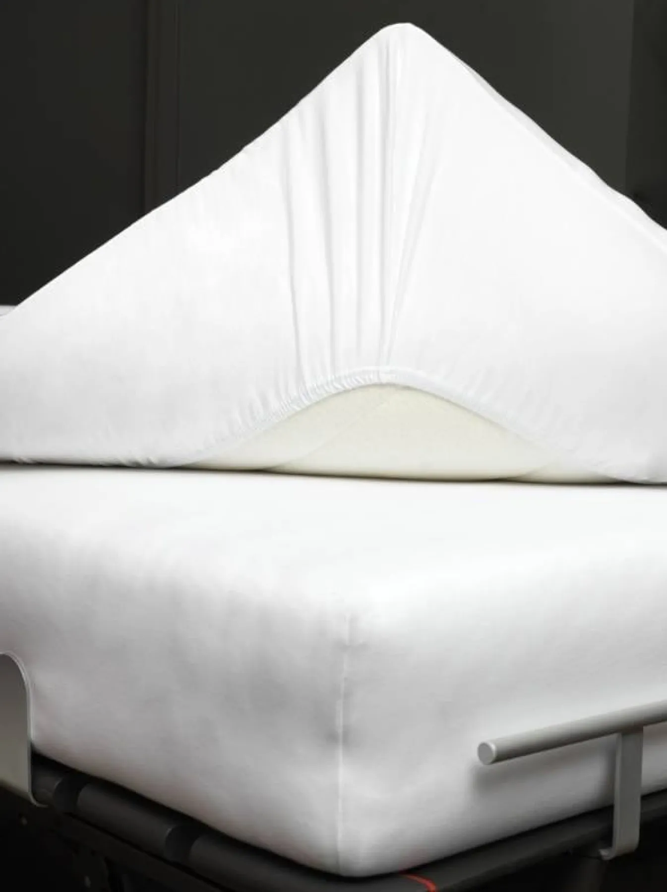 Outlet Bath & Living Vandyck Jersey supreme topper fitted sheet Pearl Blue-190 (stretch) SLKM8201T