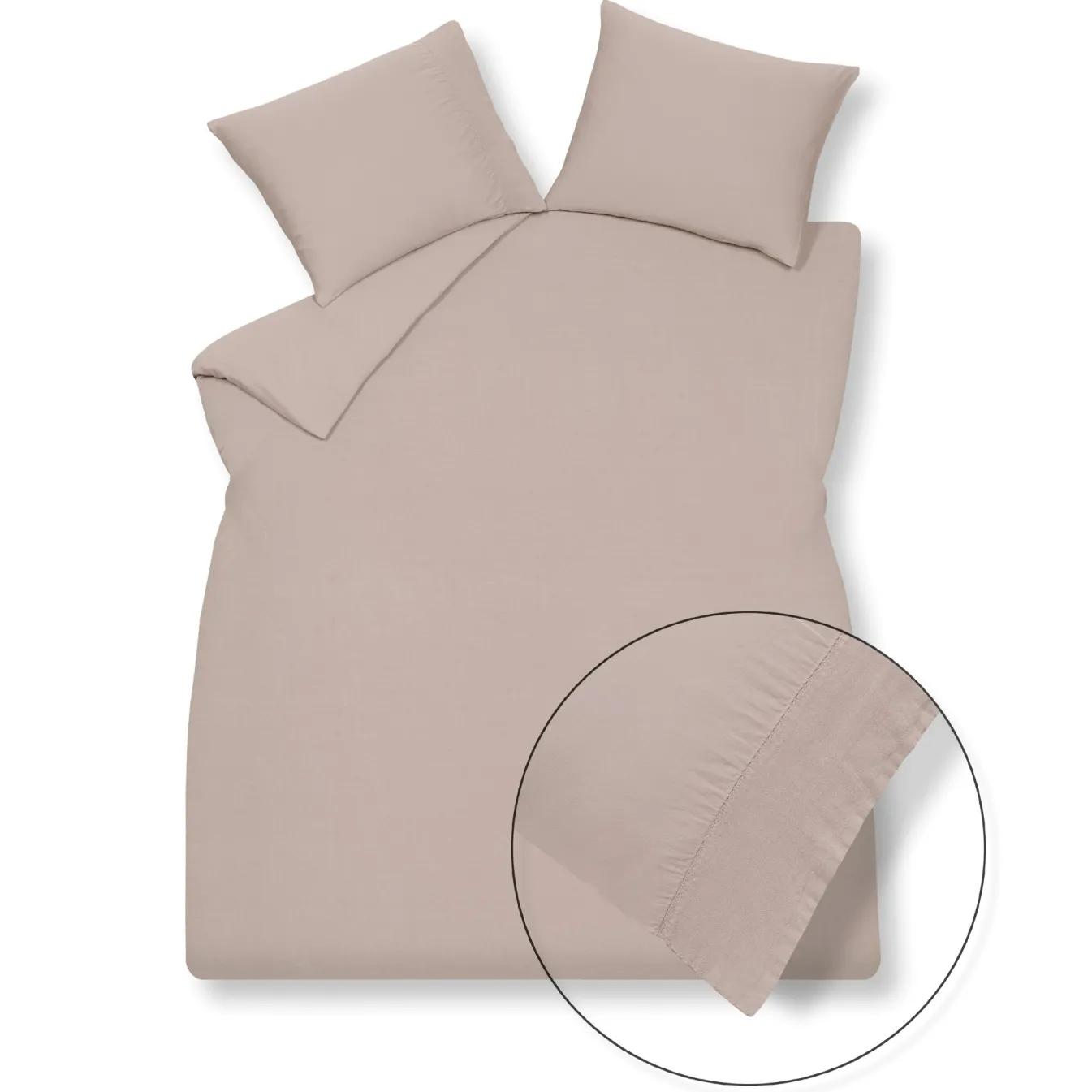 Sale Bath & Living Vandyck Pillowcase PURE 07 Blush 60x70 cm (linen / satin cotton) PRSA17207