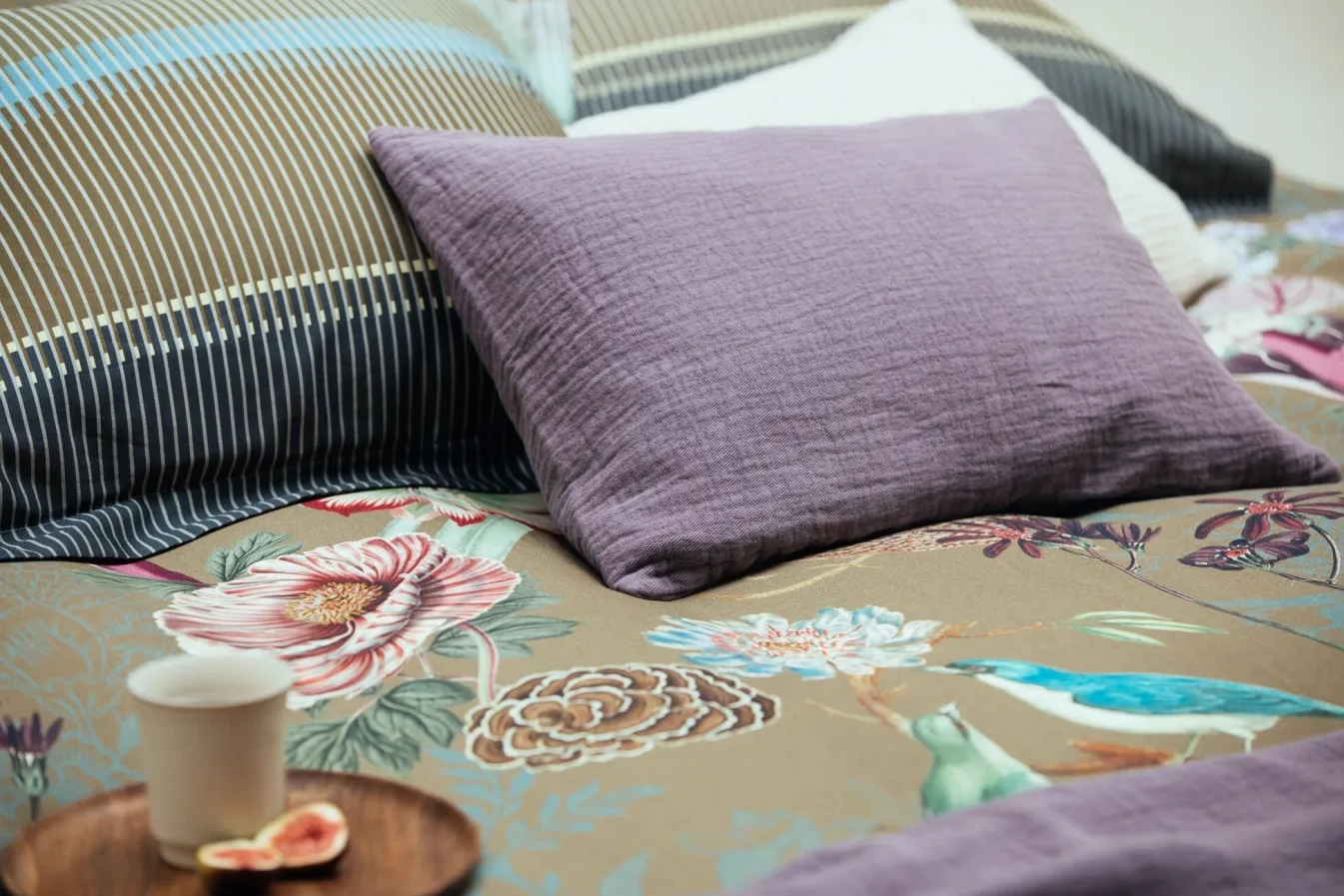 New Bath & Living Vandyck PURE 68 cushion cover 40x55 cm color Taupe