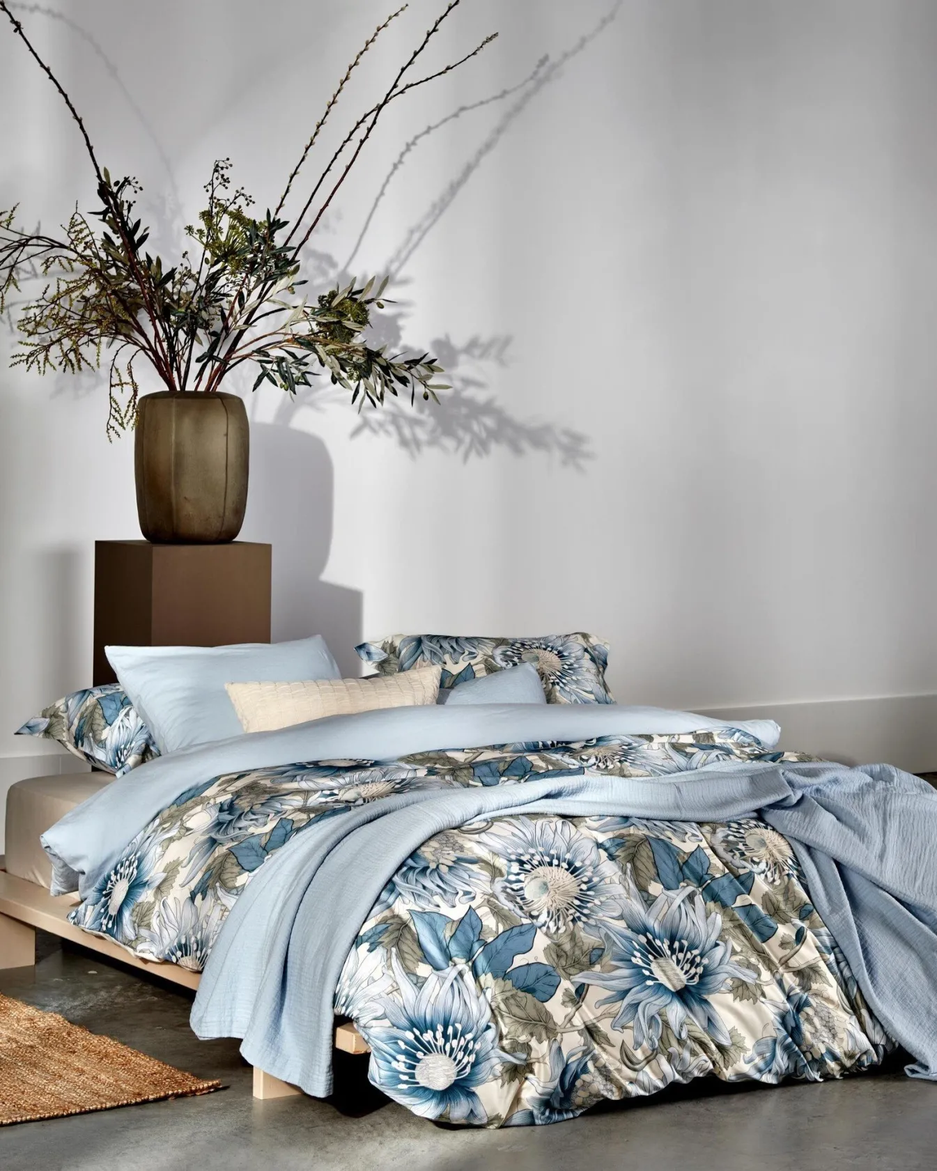 Discount Bath & Living Vandyck PURE 68 plaid/bedspread 160x250 cm Powder Blue (PRSA23168)