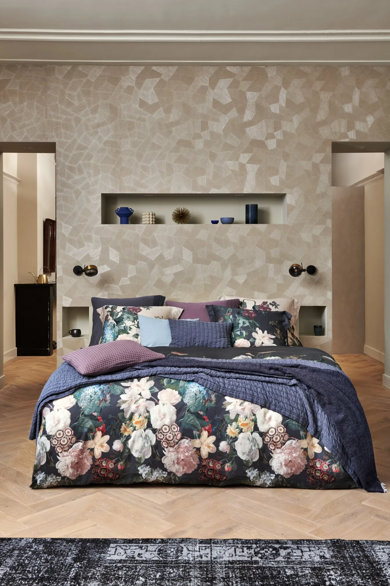 Shop Bath & Living Vandyck PURE 64 throw/bedspread 180x260 cm Oceanview (cotton) PRSA22264