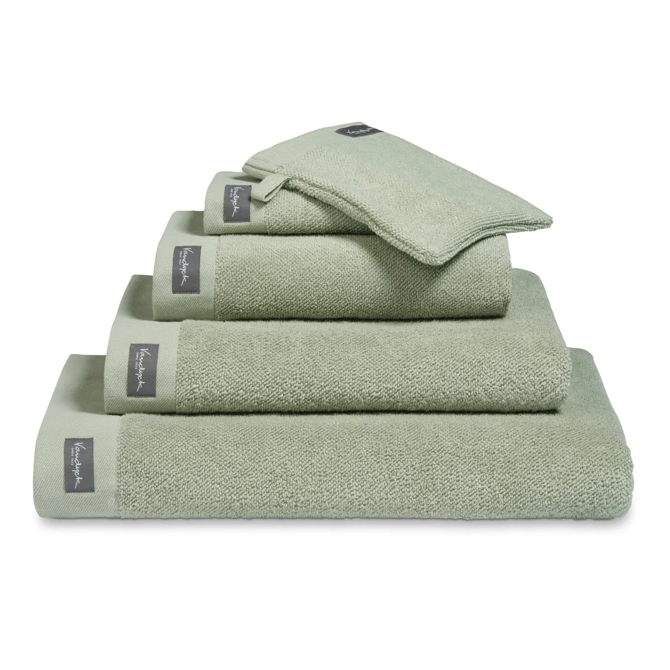 Hot Bath & Living Vandyck Towel HOME Uni Smoke Green-814 (BAKC13202)