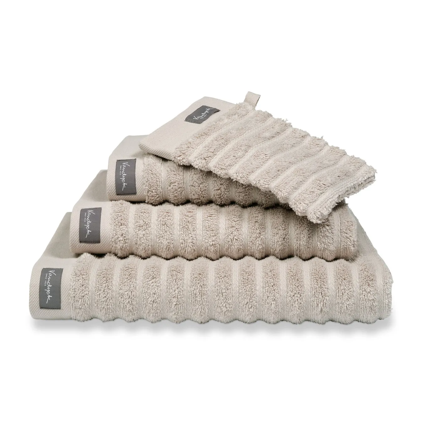 Hot Bath & Living Vandyck Towel HOME Wave Stone-169