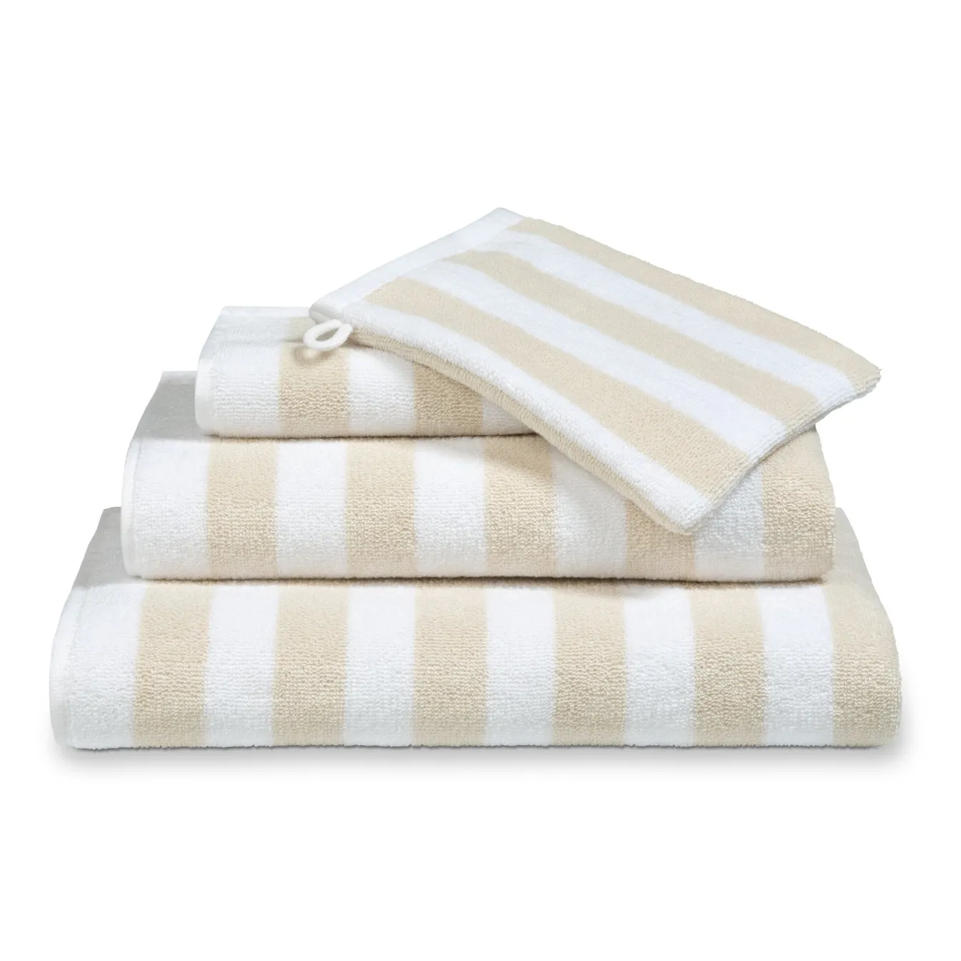 Cheap Bath & Living Vandyck Towel VERONA Stripes color Desert-034