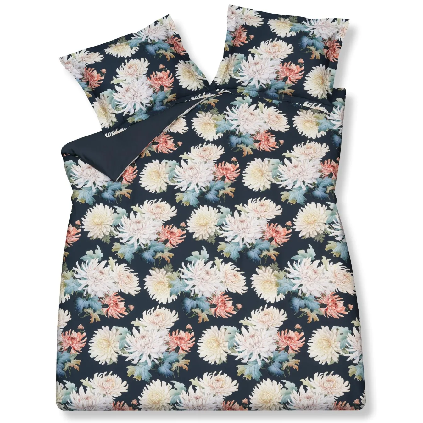 Clearance Bath & Living Vandyck Vandyck FLORAL BLISS duvet cover Blue Ink 240x220 cm BlueInk-199