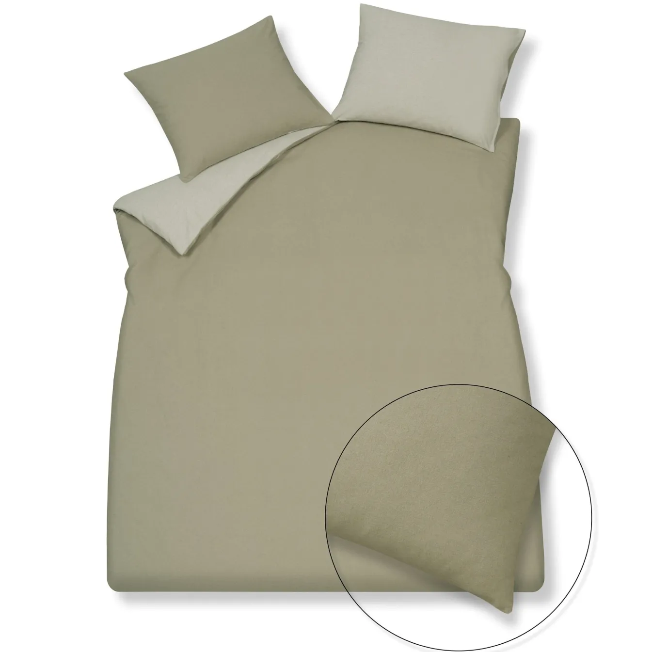 Fashion Bath & Living Vandyck Vandyck HOME Livorno duvet cover Sage Green 200x220 cm SageGreen-181