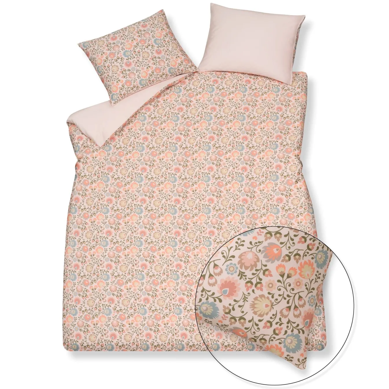 Fashion Bath & Living Vandyck Vandyck PURE 87 duvet cover Sepia Pink 240x220 cm SepiaPink-144