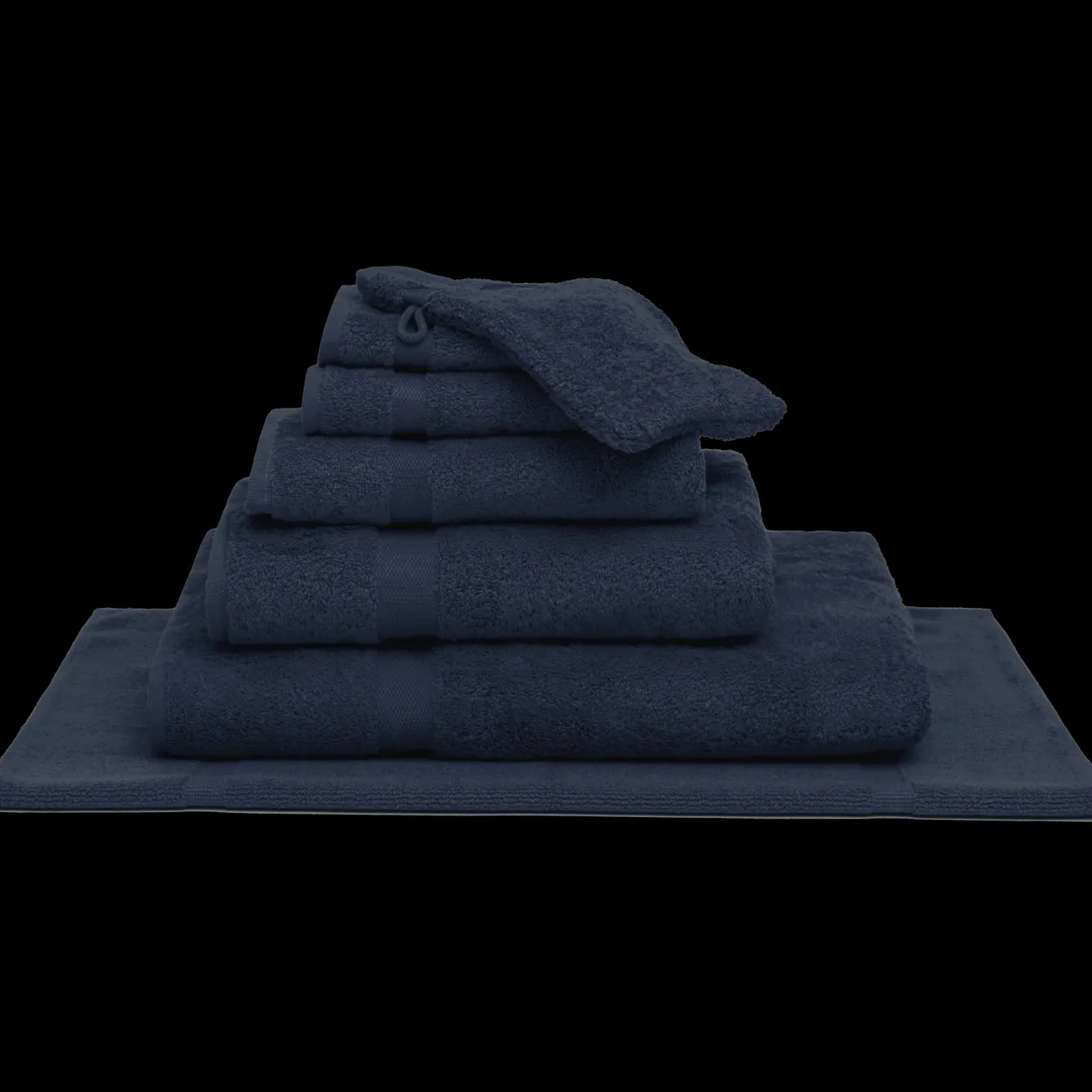 Sale Bath & Living Vandyck Vandyck RANGER bath textiles Blue Ink BlueInk-199