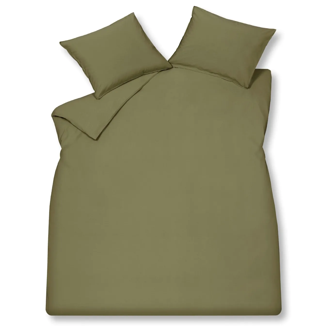 Discount Bath & Living Vandyck Vandyck WASHED COTTON duvet cover Martini Olive 200x220 cm MartiniOlive-301