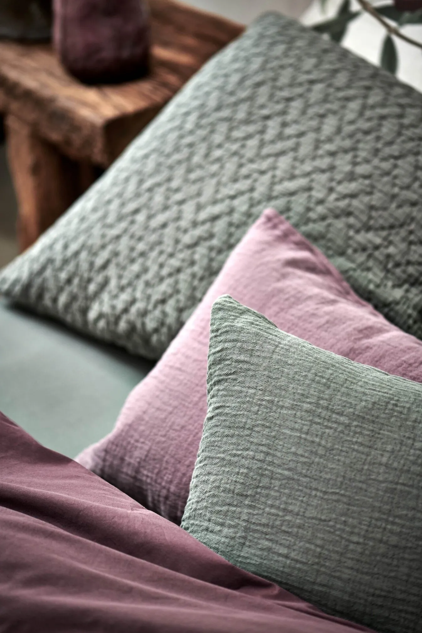 Store Bath & Living Vandyck Vandyck WASHED COTTON duvet cover Peppercorn 200x220 cm Peppercorn-202