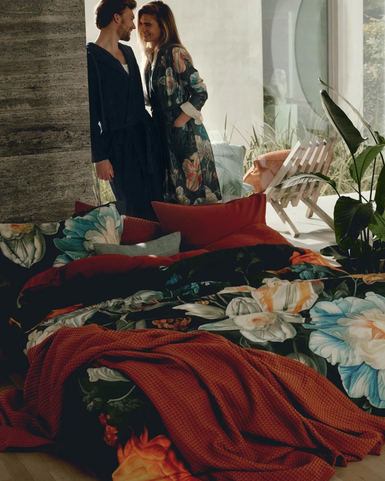 Fashion Bath & Living Vandyck Vandyck WONDER NIGHT duvet cover Blue Ink 200x220 cm BlueInk-199