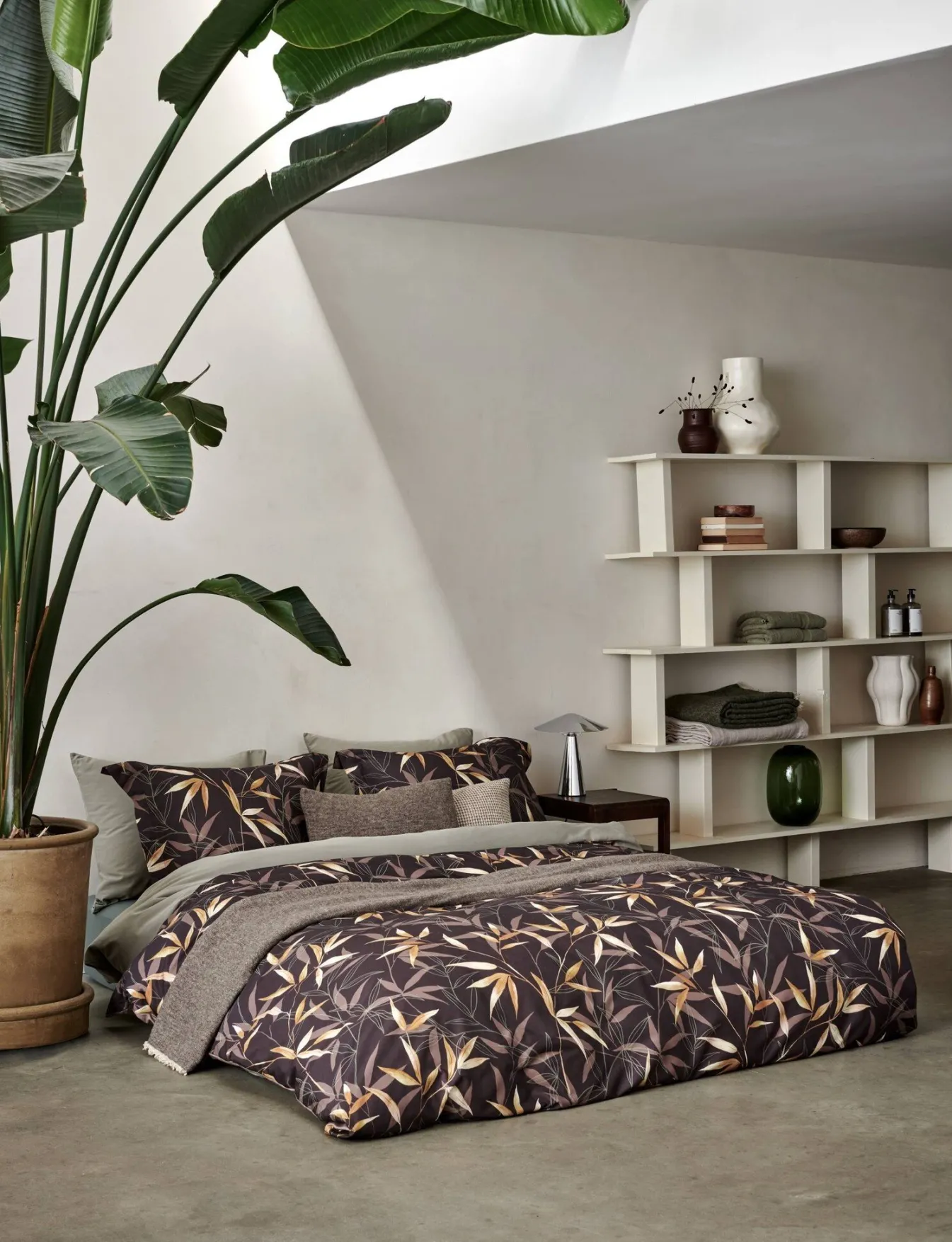 Cheap Bath & Living Vandyck Vandyck ZEN GARDEN duvet cover Dark Chocolate 240x220 cm DarkChocolate-104