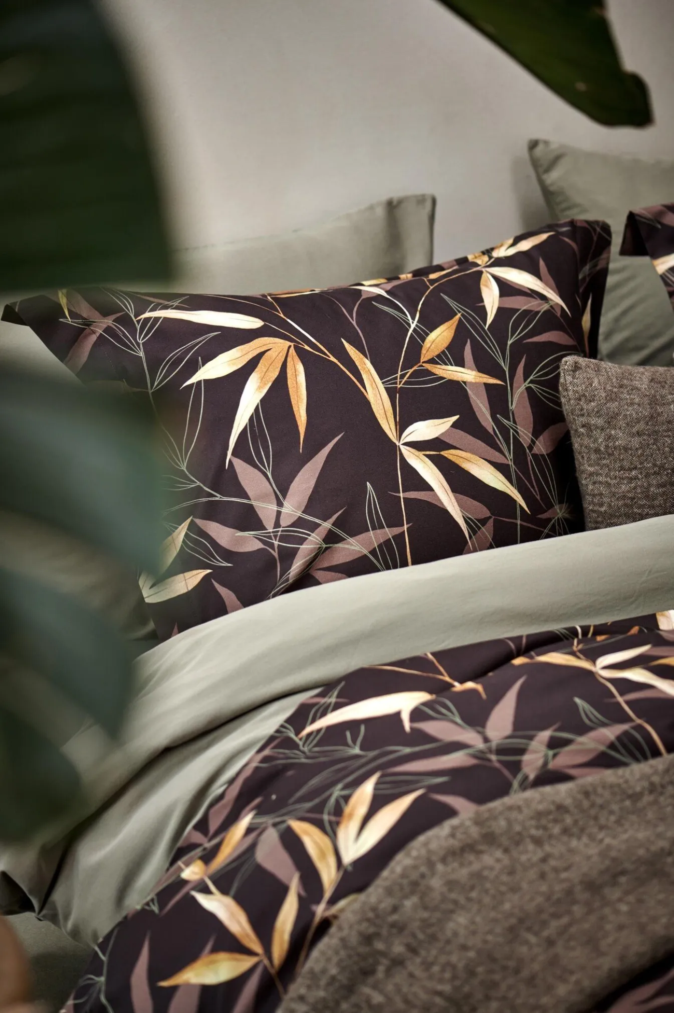 Cheap Bath & Living Vandyck Vandyck ZEN GARDEN duvet cover Dark Chocolate 240x220 cm DarkChocolate-104
