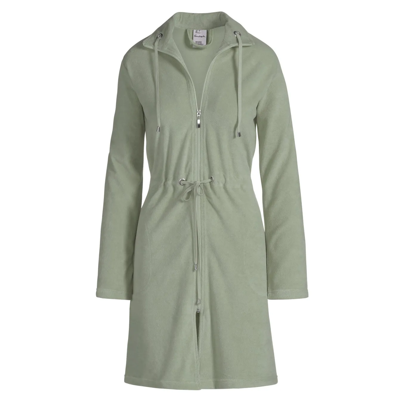 Online Bath & Living Vandyck VOGUE bathrobe color Pale Olive (BAGE20107)