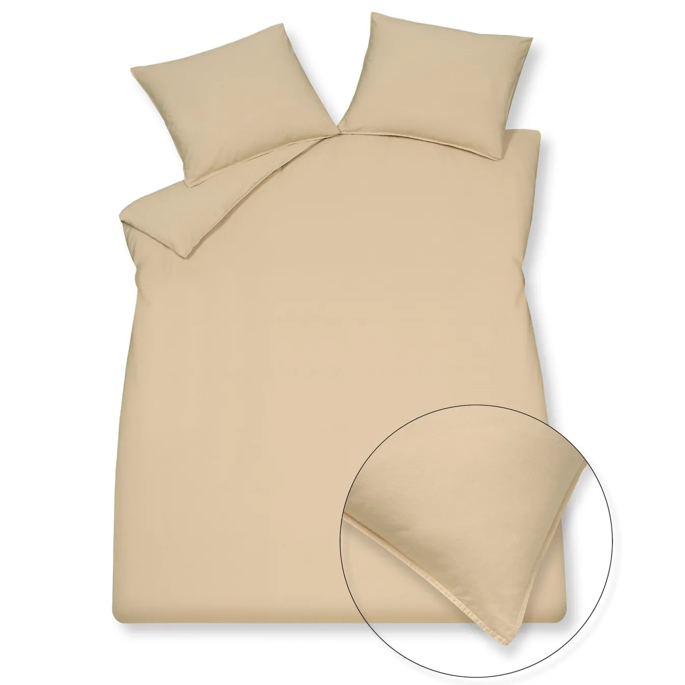 Cheap Bath & Living Vandyck WASHED COTTON duvet cover 200x220 cm Latte (cotton) CLLA20201