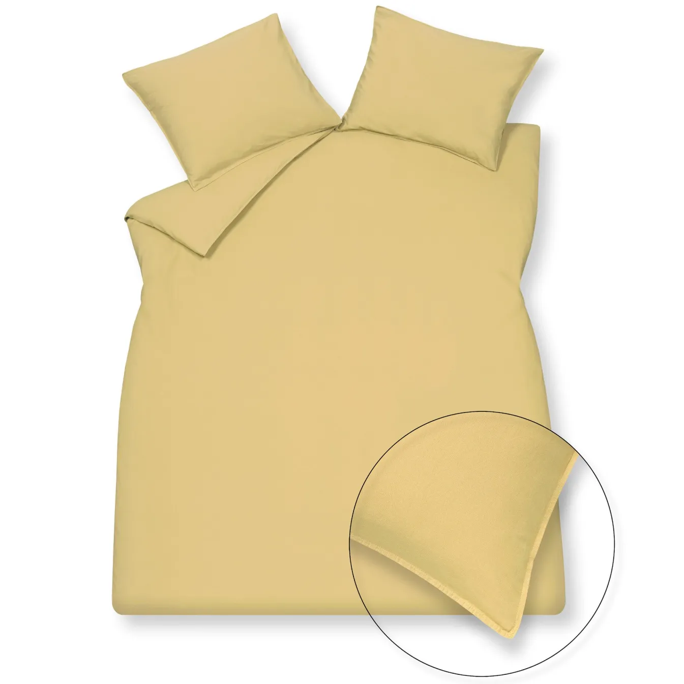 Cheap Bath & Living Vandyck WASHED COTTON duvet cover 140x220 cm Sunlight (cotton) CLLA20201