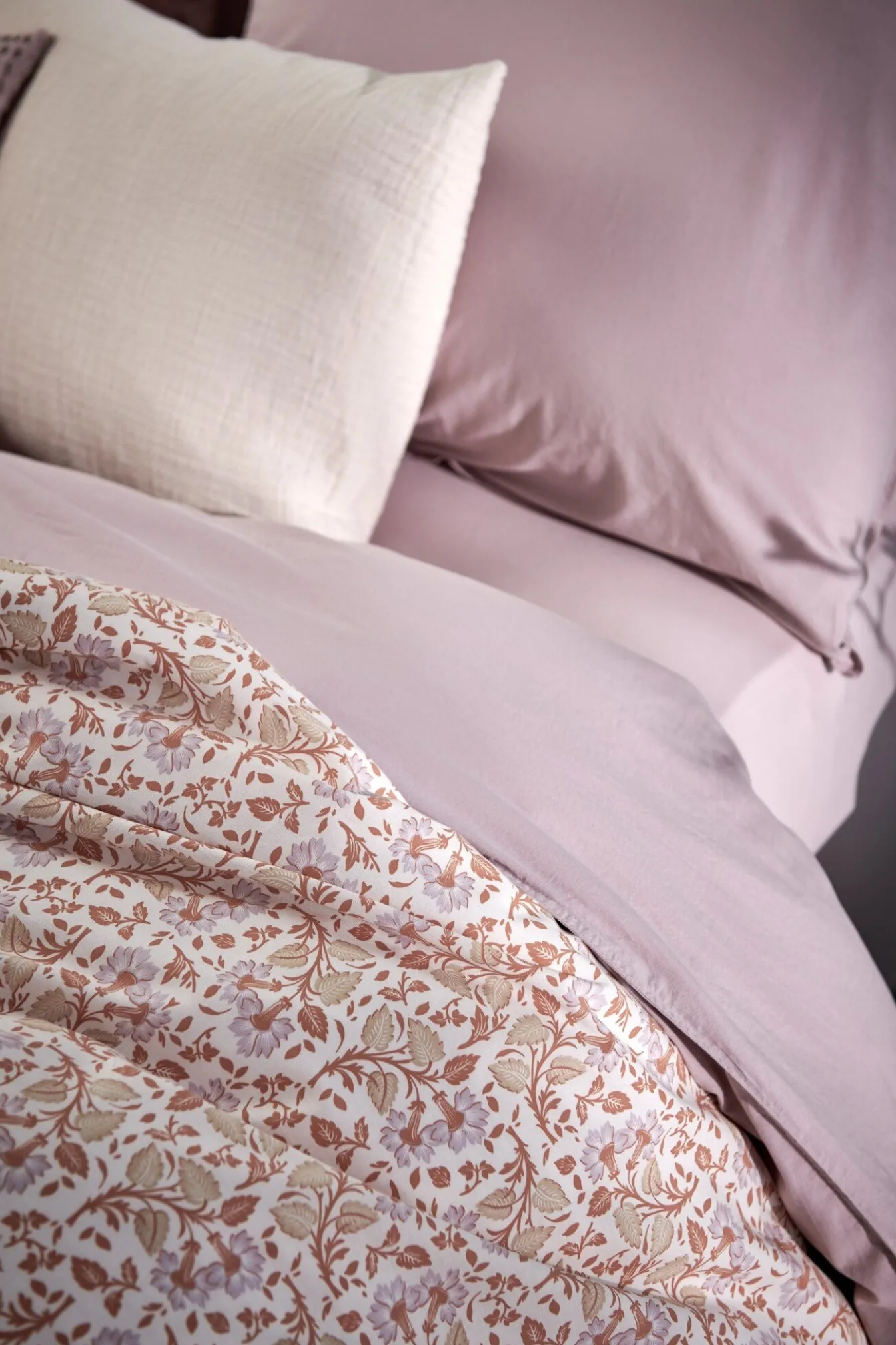New Bath & Living Vandyck WASHED COTTON duvet cover 240x220 cm Viola (cotton) CLLA20201