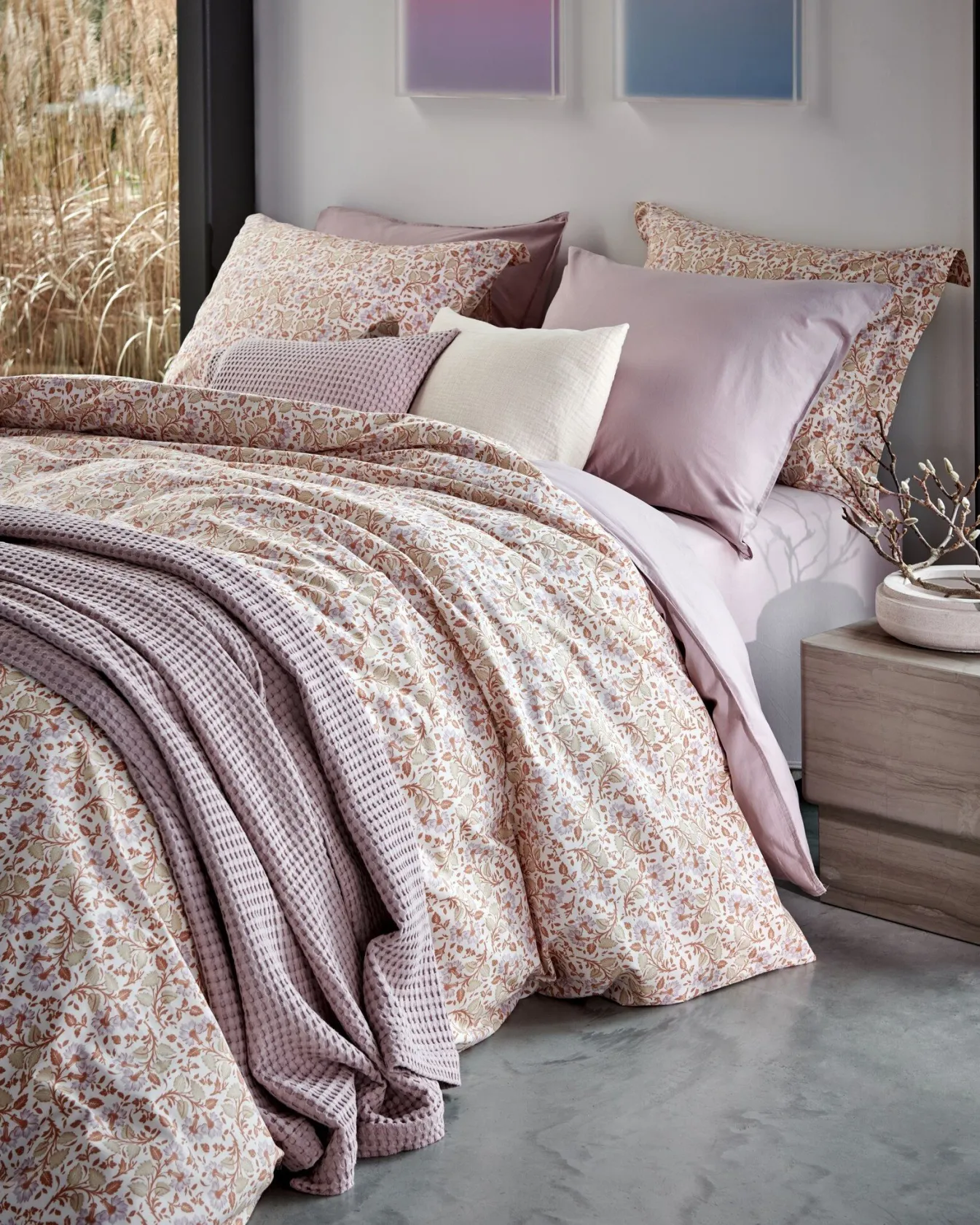 Outlet Bath & Living Vandyck WASHED COTTON pillowcase 60x70 cm Viola (cotton) CLLA20201